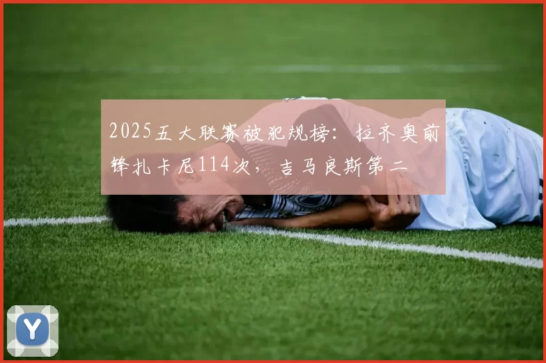 2025五大联赛被犯规榜:拉齐奥前锋扎卡尼114次,吉马良斯第二
