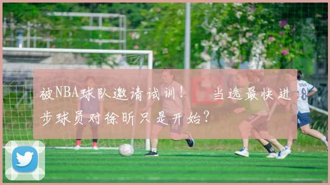 被NBA球队邀请试训！​当选最快进步球员对徐昕只是开始？